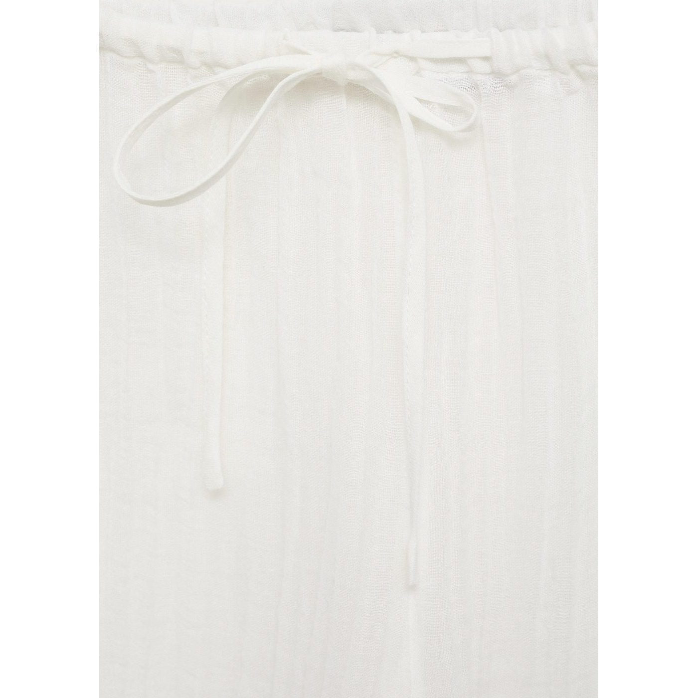 Pantalon Wrinkle - Blanc