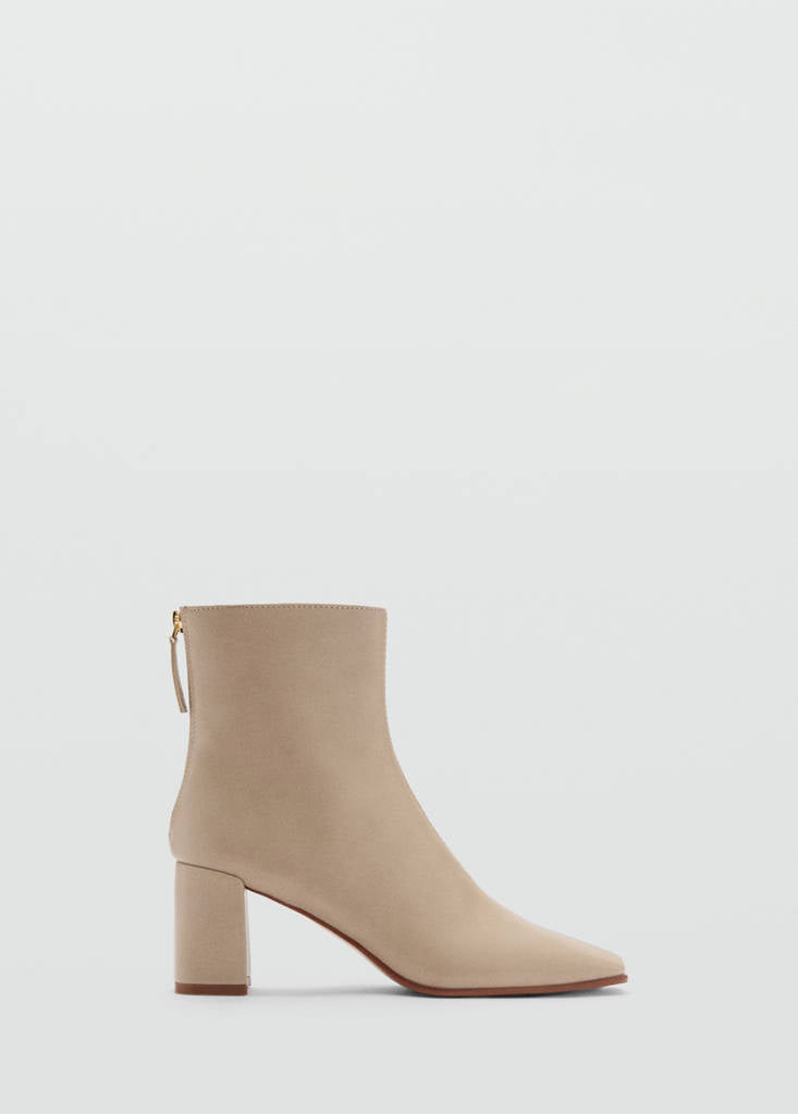 Bottines Talon Bloc Bout Carré