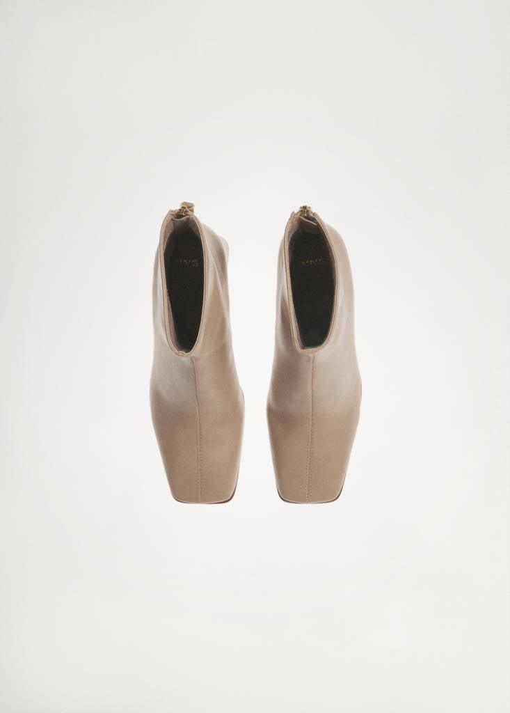 Bottines Talon Bloc Bout Carré