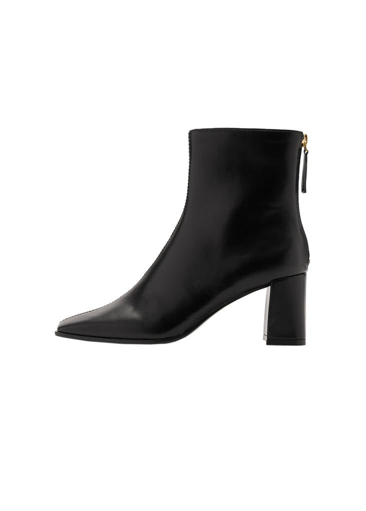Bottines Talon Bloc Bout Carré