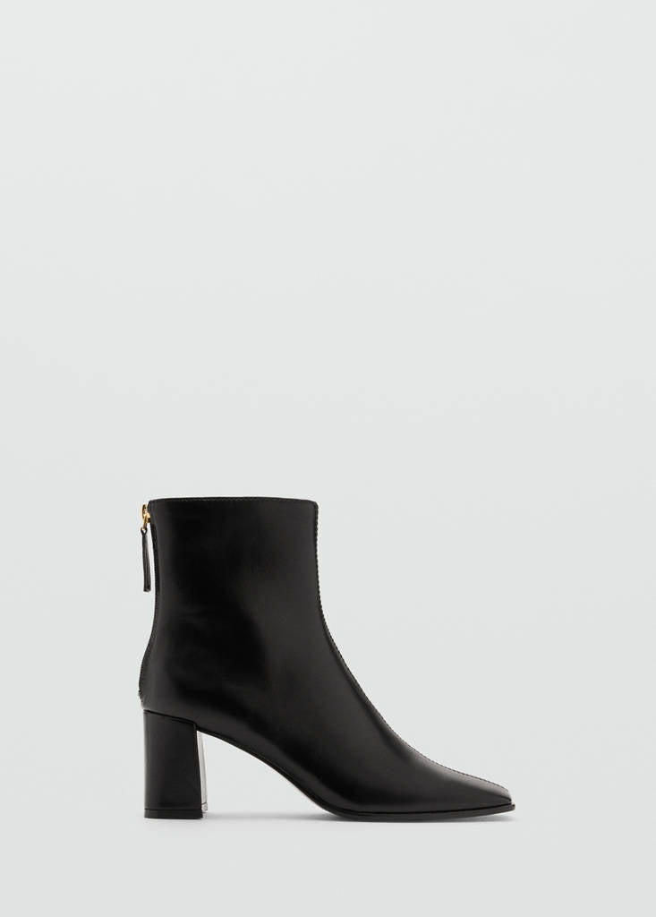 Bottines Talon Bloc Bout Carré