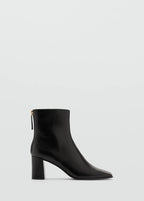 Bottines Talon Bloc Bout Carré