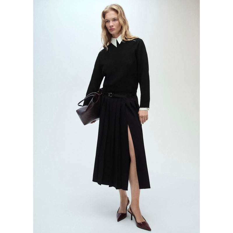 Pull-Over Col Montant Zip - Black