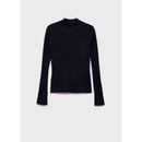 Pull-Over Côtelé Col Montant - Dark Navy