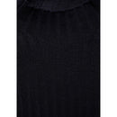 Pull-Over Côtelé Col Montant - Dark Navy