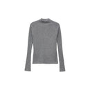 Pull-Over Côtelé Col Montant - Grey