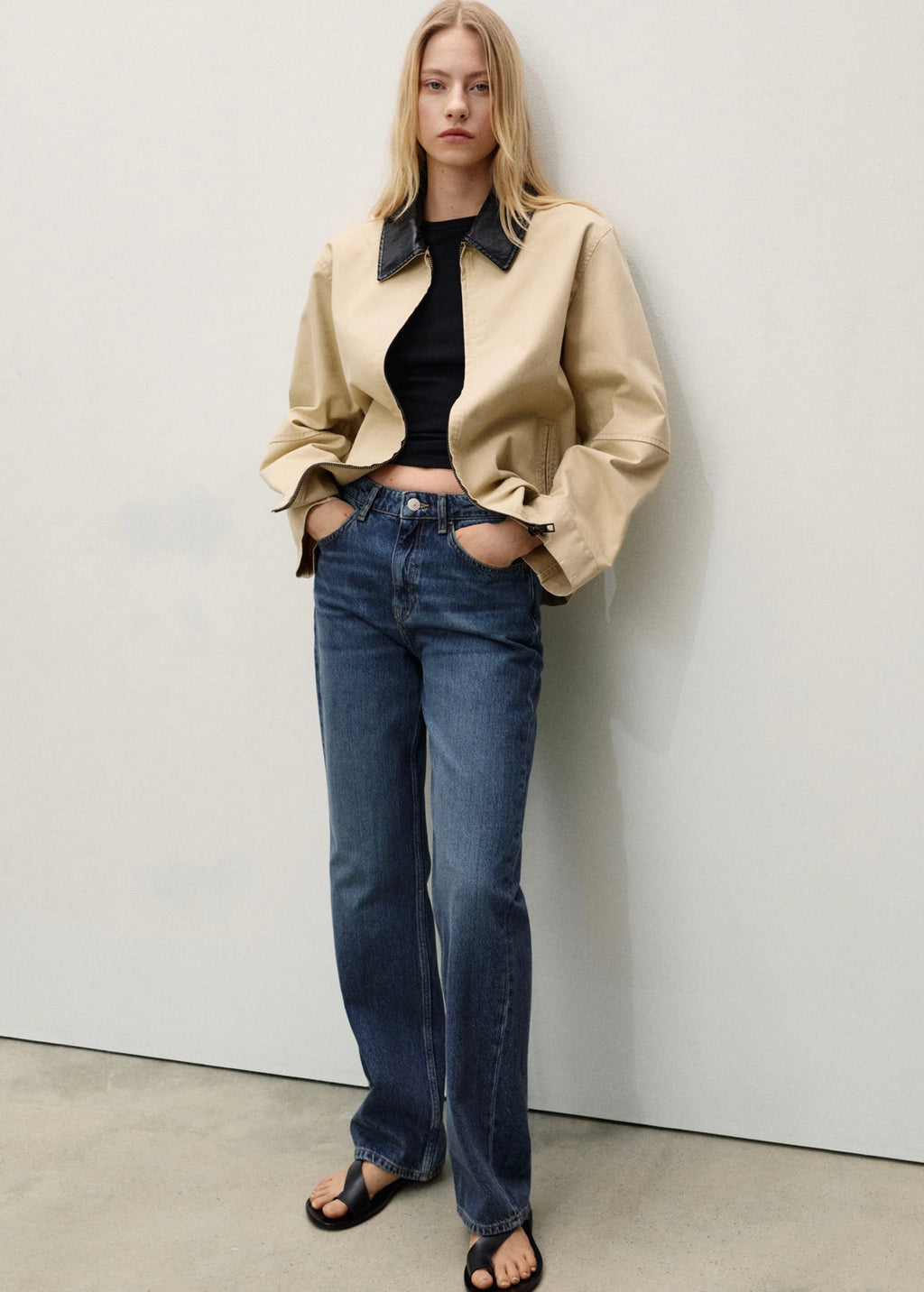Matilda Straight Leg Jeans - Dark Blue