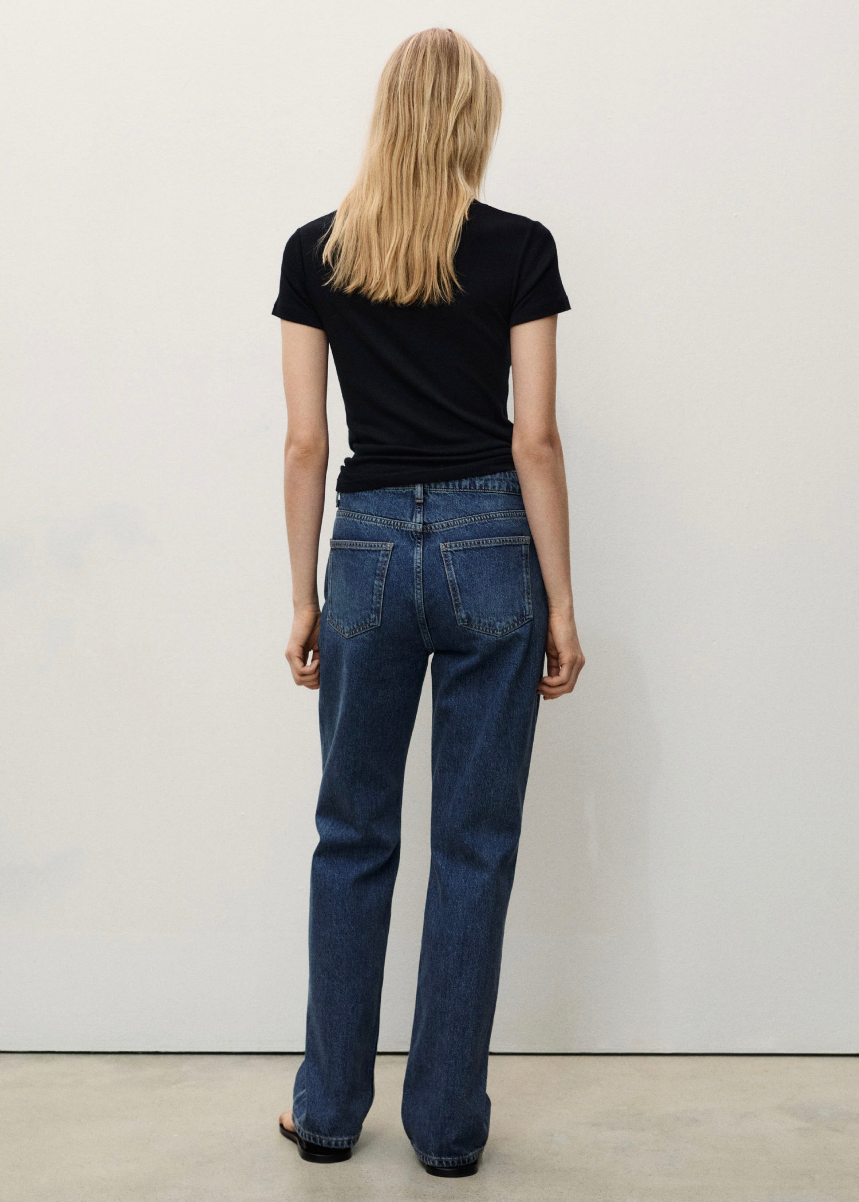 Matilda Straight Leg Jeans - Dark Blue