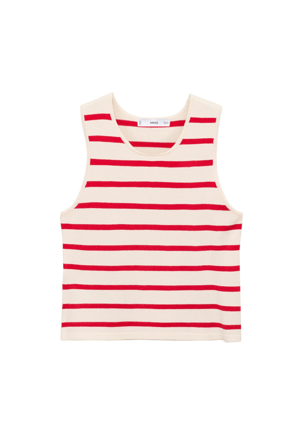 Crop Top Maille Rayures