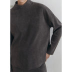 Premaman Corduroy Sweatshirt - Dark Heather Grey