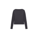 T-Shirt Col Bateau Coton - Charcoal