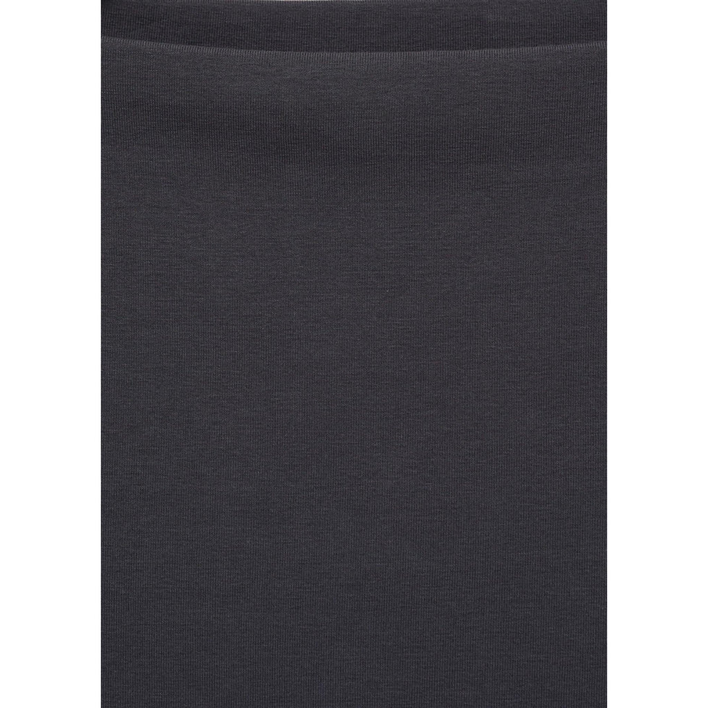 T-Shirt Col Bateau Coton - Charcoal