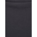 Cotton Boat Neck T-Shirt - Charcoal