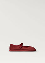 Ballerines En Velours Détail Boucle