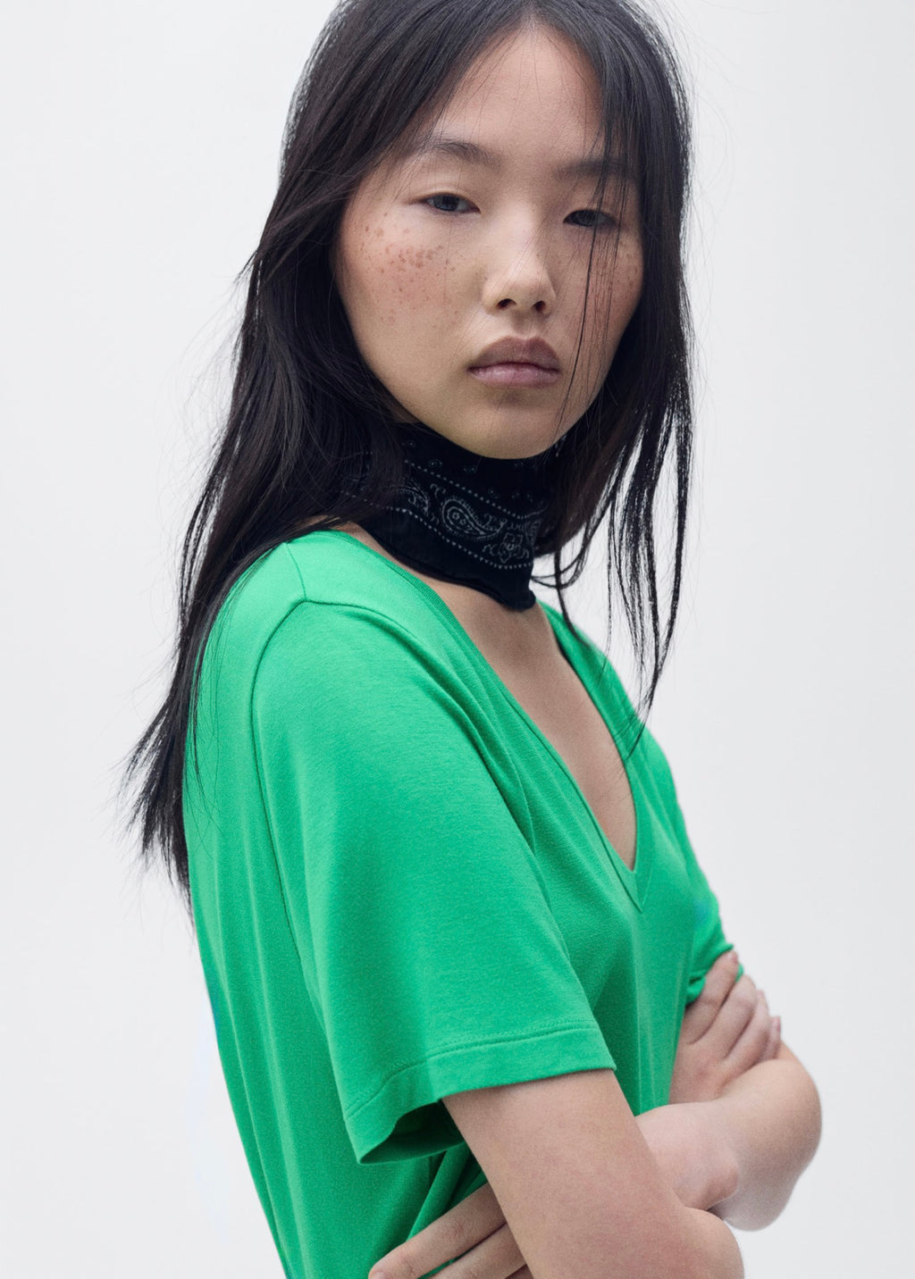 V-Neck T-Shirt - Green
