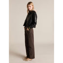 Jean Droit Taille Haute - Chocolate