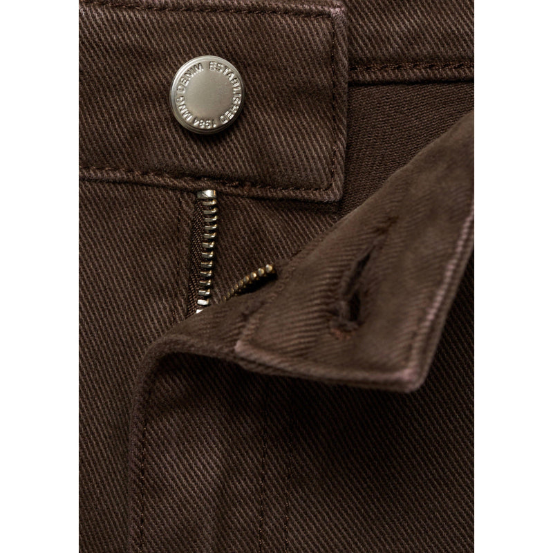 Jean Droit Taille Haute - Chocolate