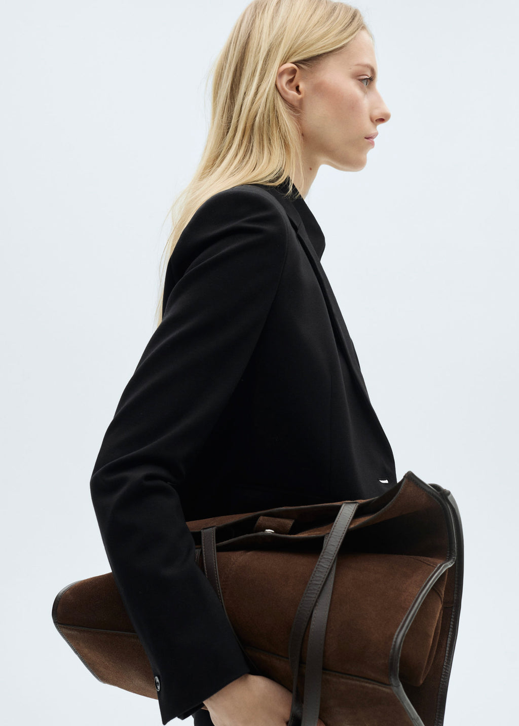 Blazer Suit with Pockets - Black