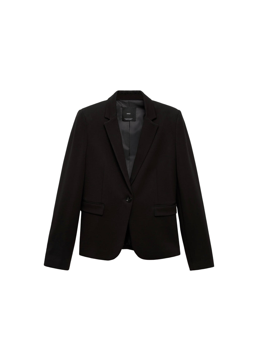 Blazer Suit with Pockets - Black
