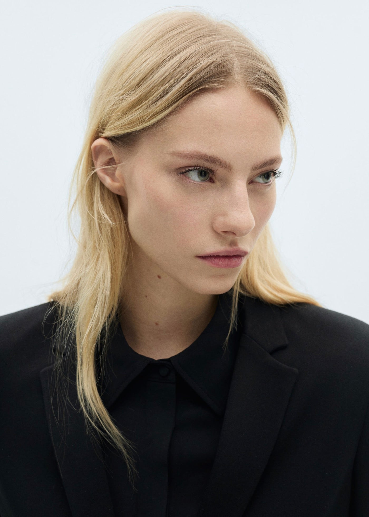Blazer Suit with Pockets - Black
