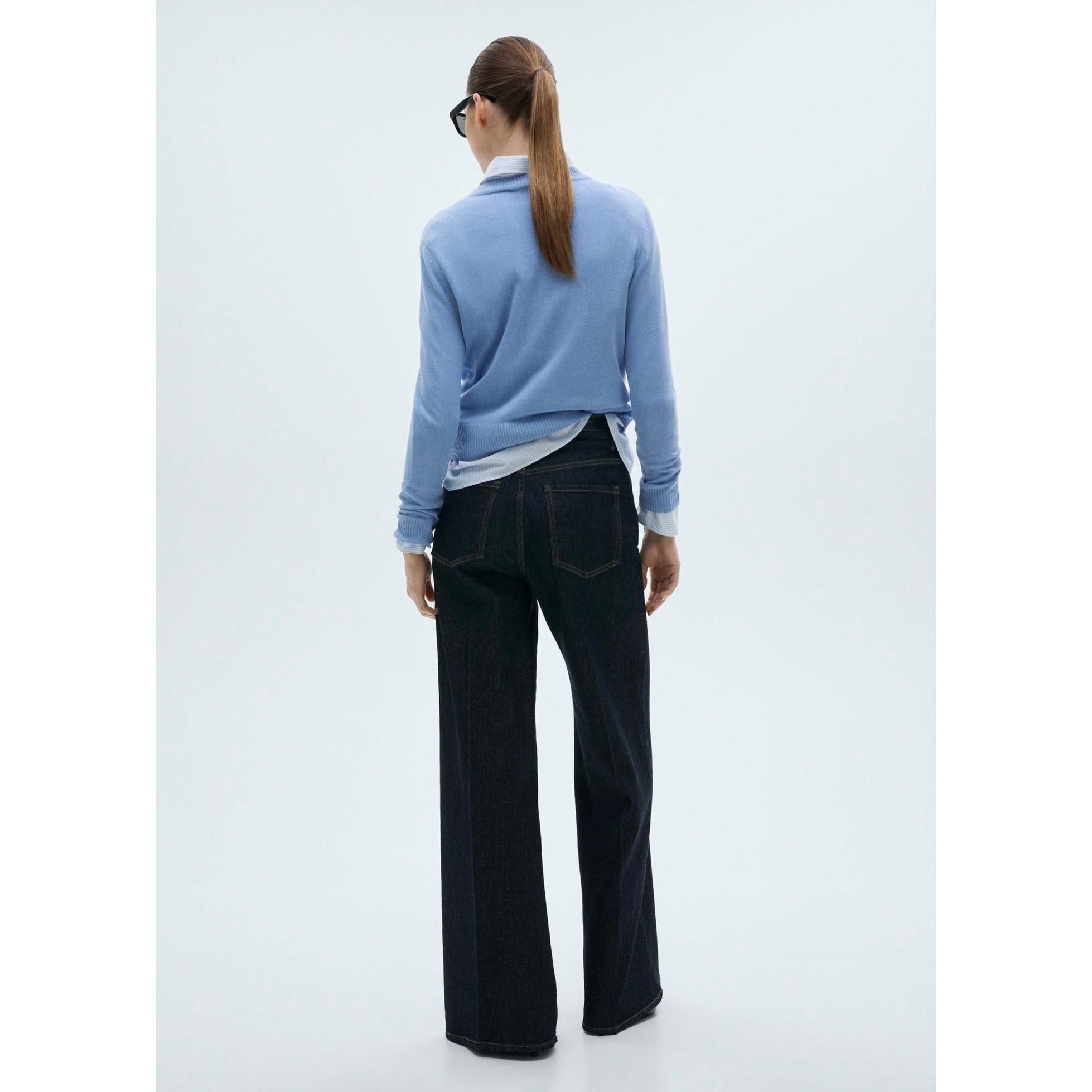 Linen Blend Knit Jumper