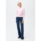 Jersey de Punto de Mezcla de Lino - Pink