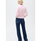 Jersey de Punto de Mezcla de Lino - Pink