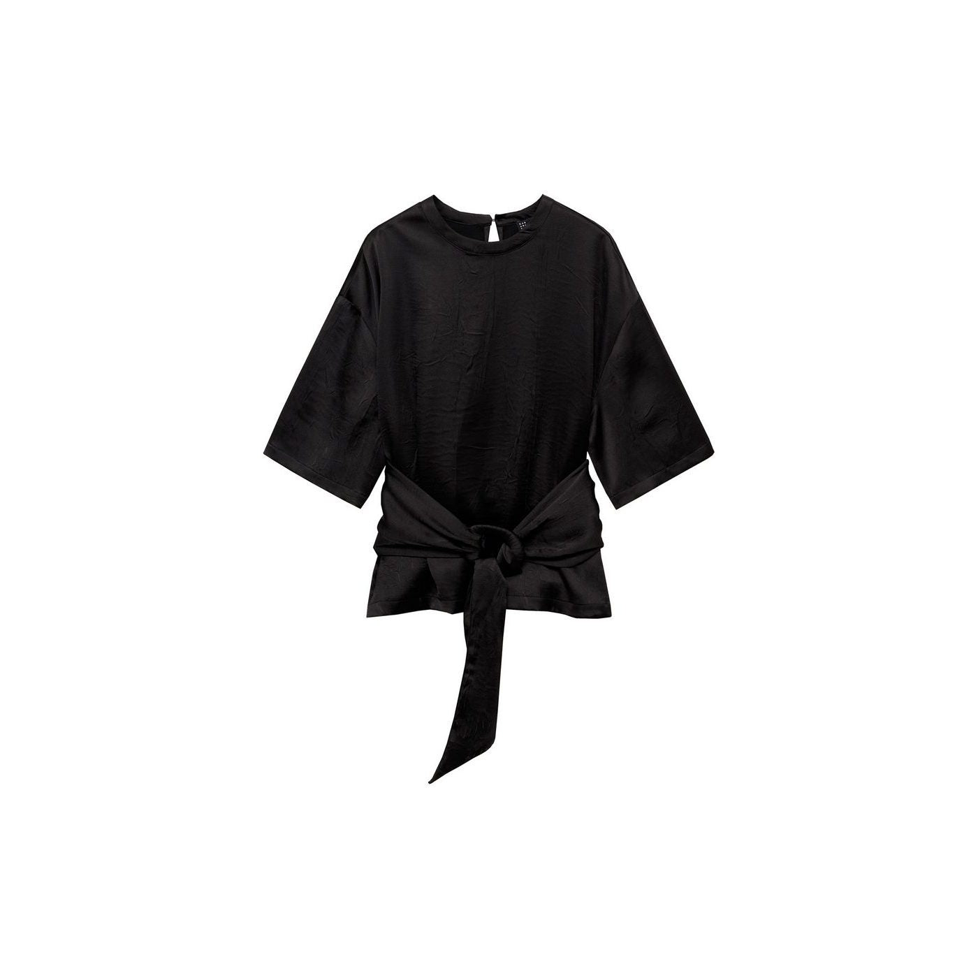Chemisier Satin Ceinture