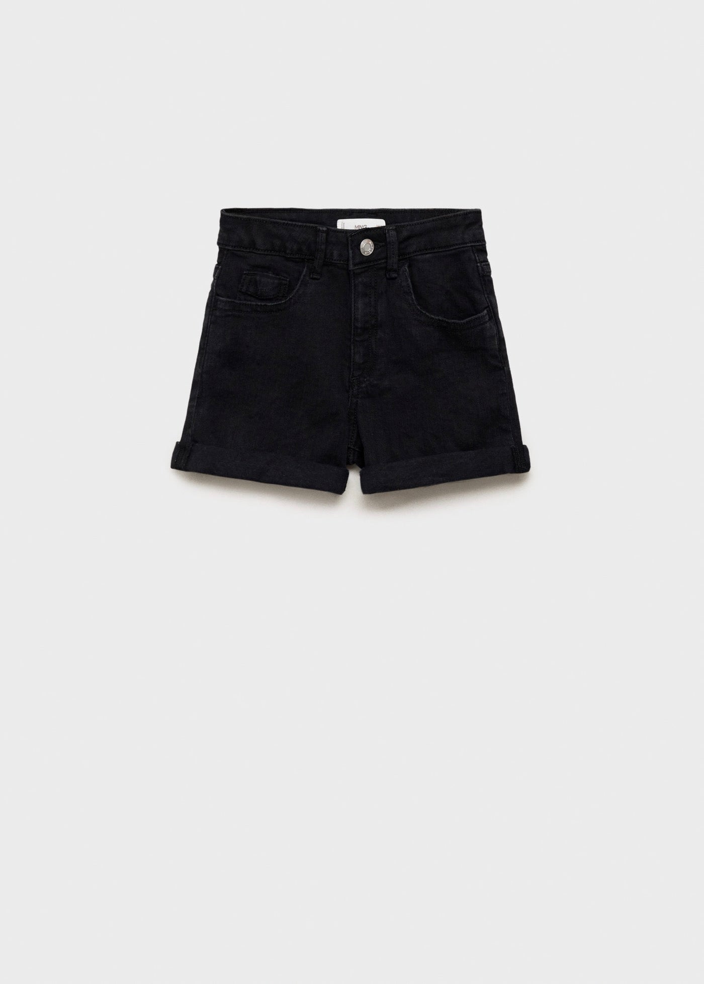 Short Chip Denim Negro - Niña