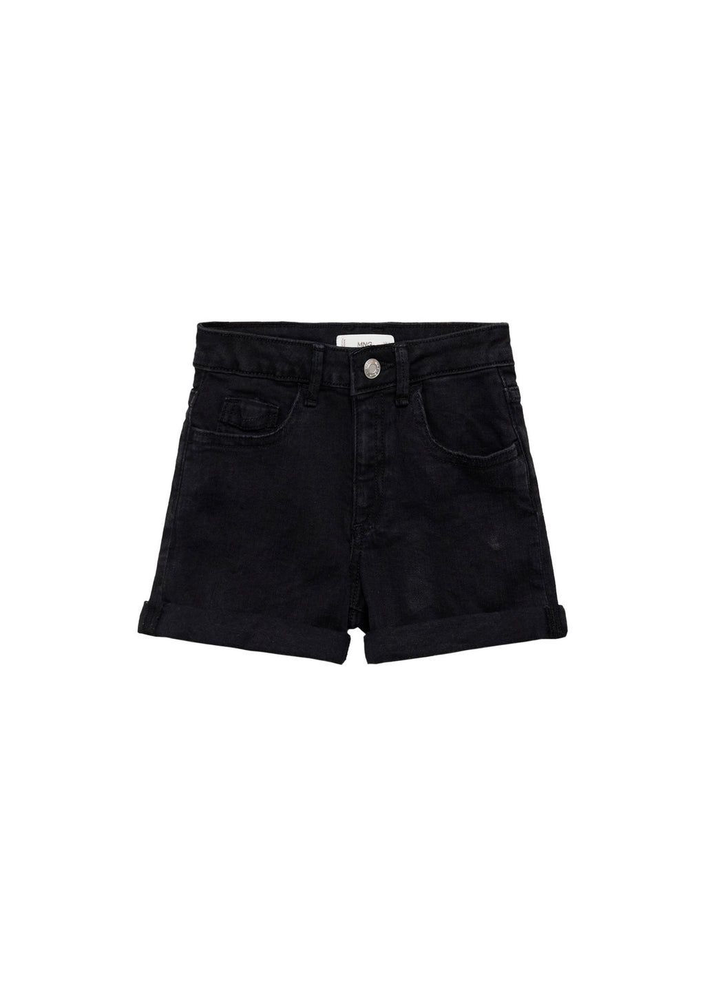 Short Chip Denim Negro - Niña