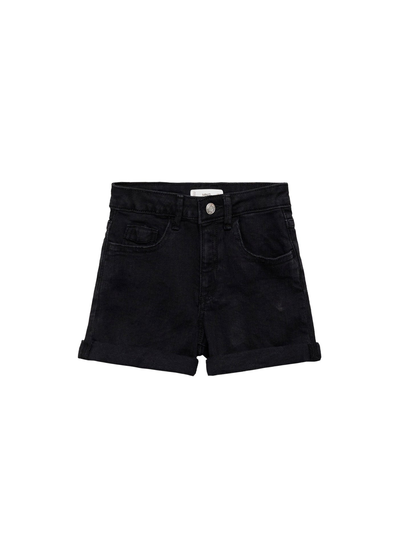 Short Chip Denim Negro - Niña