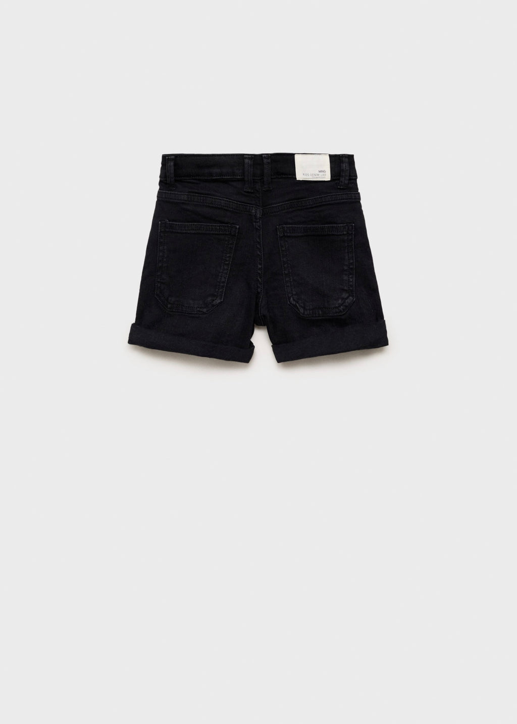 Short Chip Denim Negro - Niña