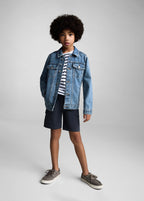 Blouson John Bleu Moyen - Garçon