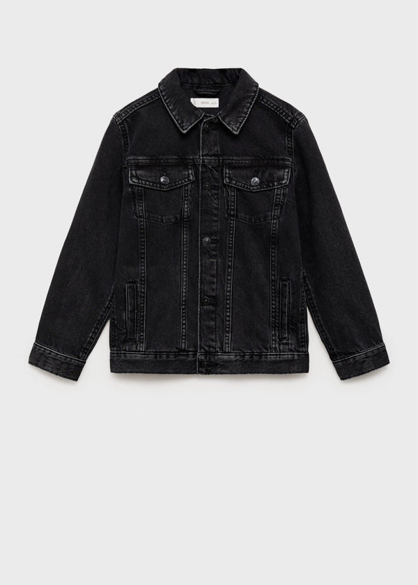 Cazadora John Denim Negro - Niño