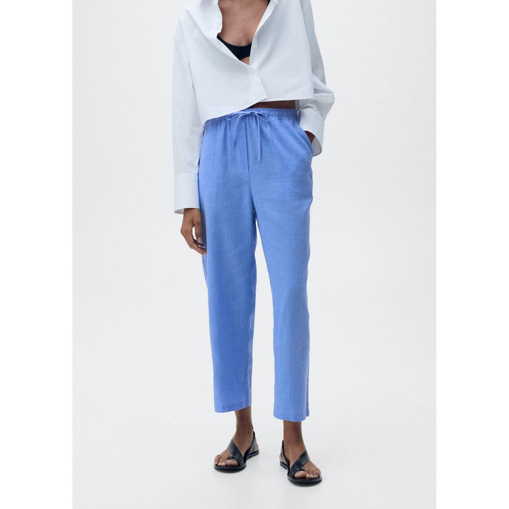 Pantalon Linen - Bleu