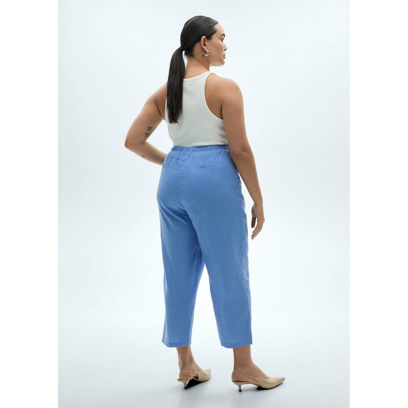 Pantalon Linen - Bleu