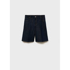 Bermuda Jorts Denim de Tiro Alto