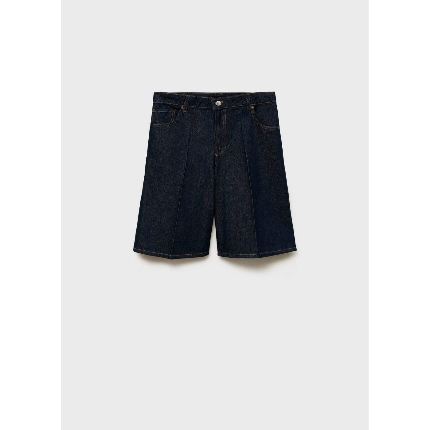 Bermuda Jorts Denim de Tiro Alto