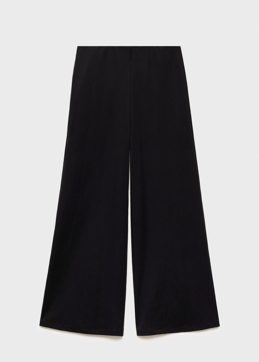 Palazzo Crop Pants - Black