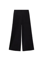 Palazzo Crop Pants - Black