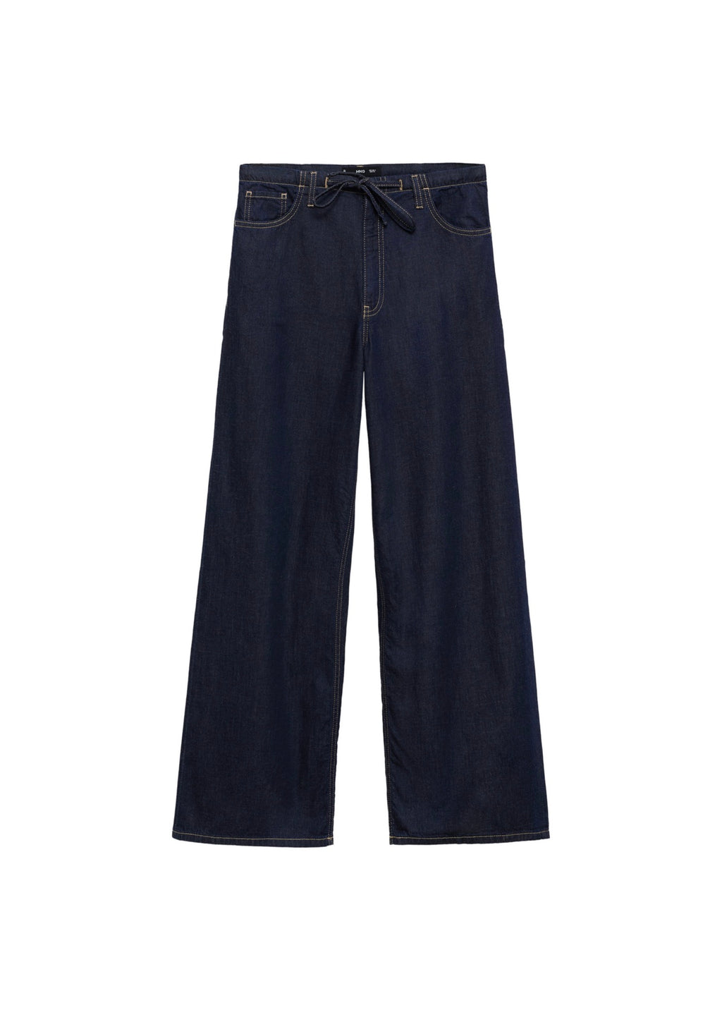 Pantalon Denim Wideleg Ceinture