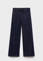 Pantalon Denim Wideleg Ceinture