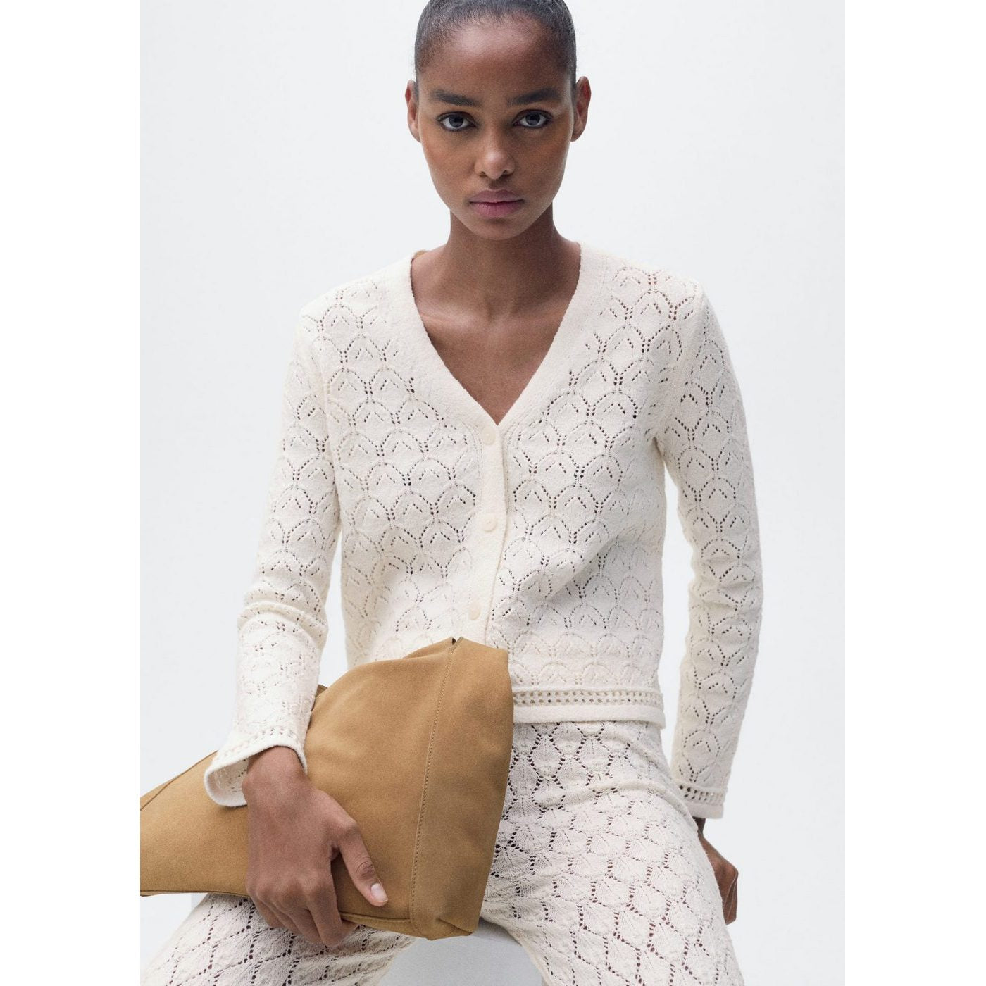 Cardigan Sito - Ecru