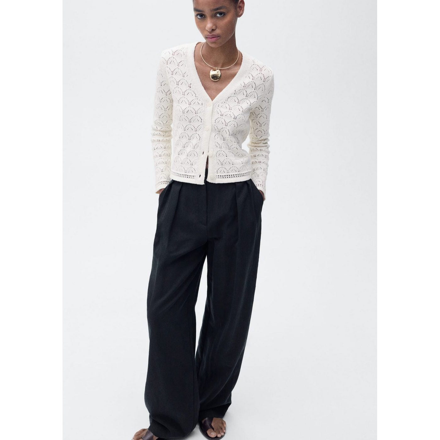 Cardigan Sito - Ecru