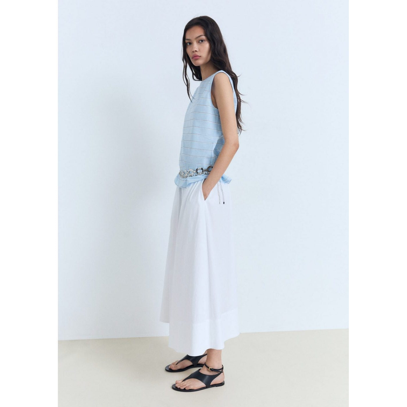Blusa Anita - Azul Cielo