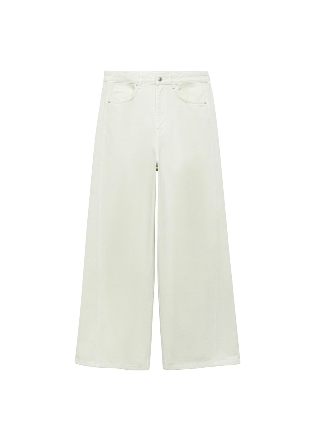 Normal Waist Wideleg Jeans - Pastel Green