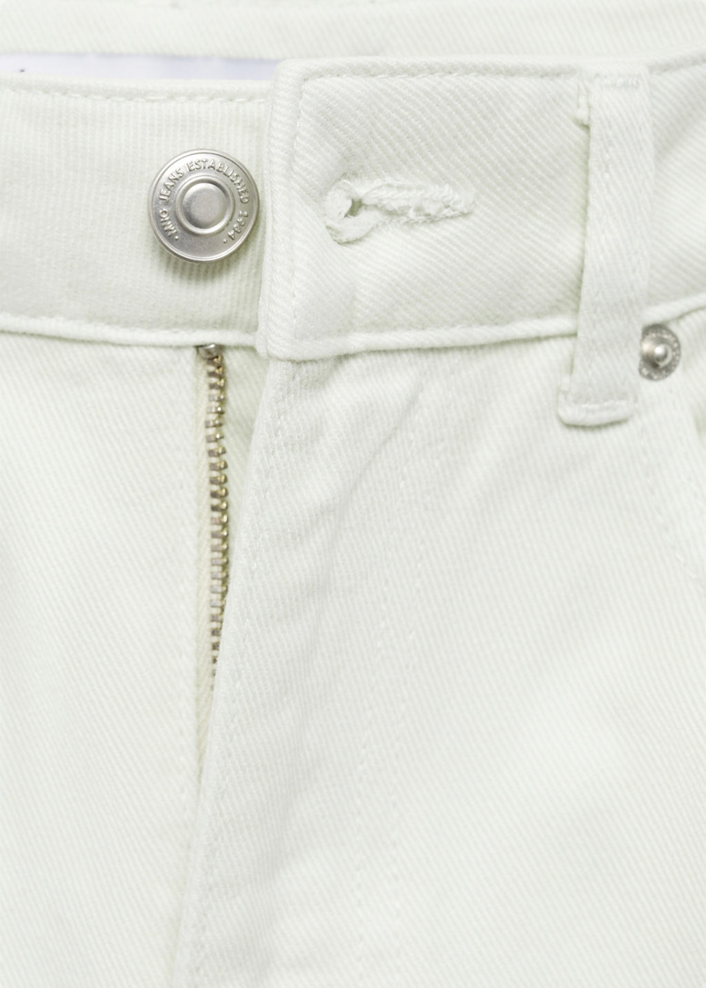 Normal Waist Wideleg Jeans - Pastel Green