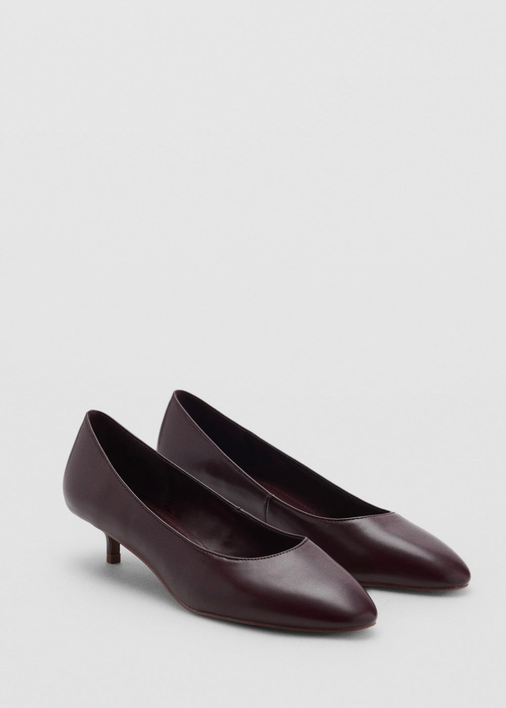 Chaussures Kitten Heel Bout Rond