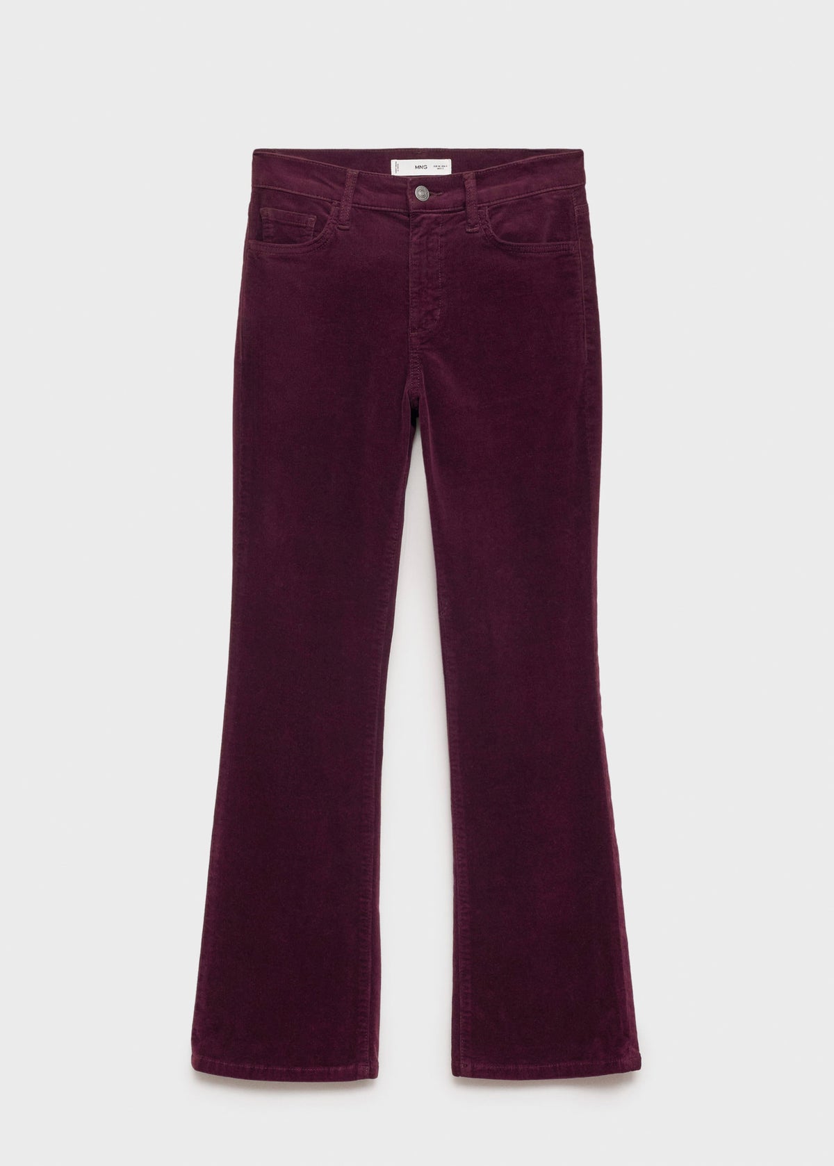 Sienna Cropped Flared Corduroy Trousers