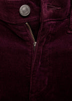Sienna Cropped Flared Corduroy Trousers